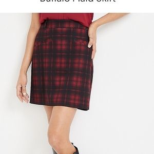 Buffalo plaid skirt NWT